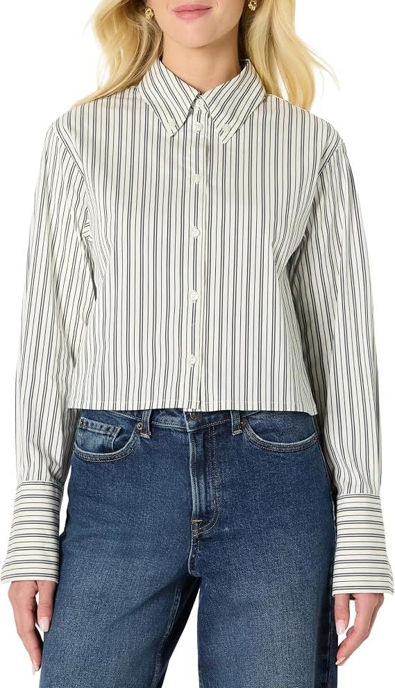 Striped Button-Up Shirt image 2